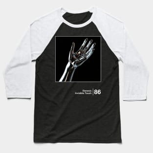 Invisible Touch - Minimalist Graphic Design Artwork Baseball T-Shirt